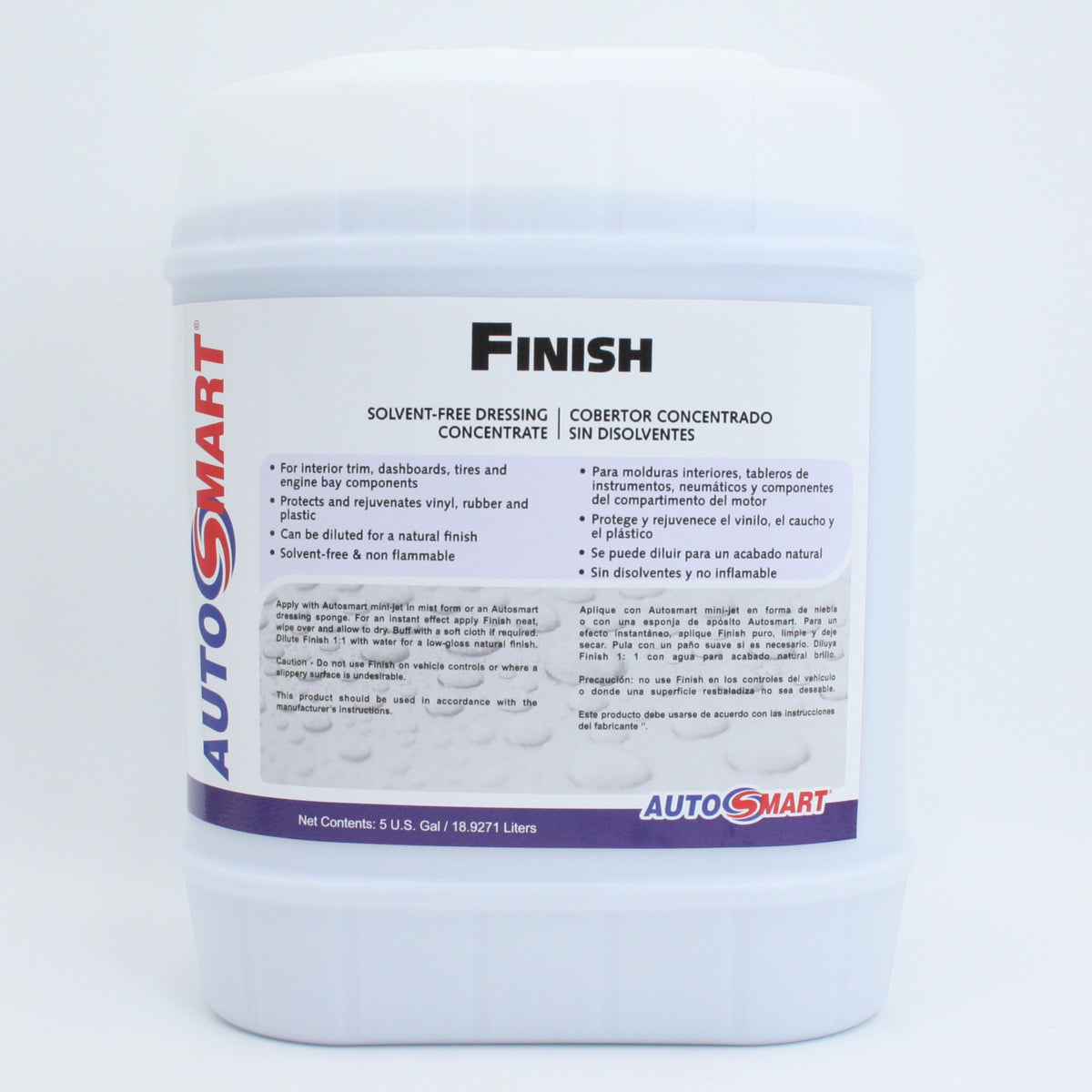 Finish Premium WaterBased Dressing Concentrate 5 Gal Autosmart America