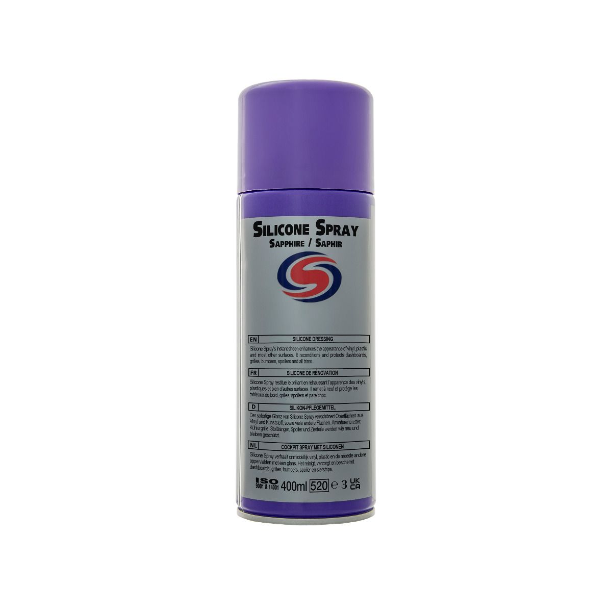 Silicone Spray Sapphire - Plastic Coating 400ML