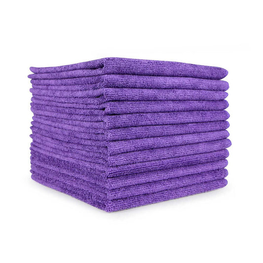 Microfiber Cloth 300gsm 16x16" 12pk - PurpleOne dozen professional grade microfiber cloths. Terrific lint free cleaning! Use wet or dry 80% Polyester, 20% Polyamide$26.99