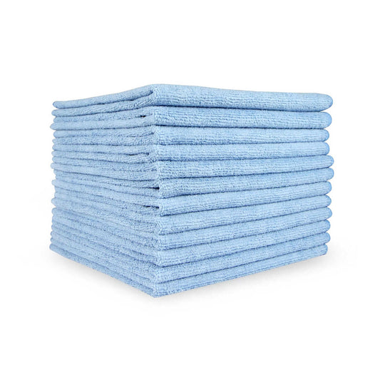 Microfiber Cloth 300gsm 16x16" 12pk - BlueOne dozen professional grade microfiber cloths. Terrific lint free cleaning! Use wet or dry 80% Polyester, 20% Polyamide$26.99