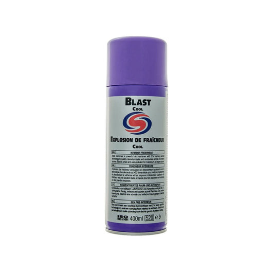 Blast Cool - Interior Fragrance 400mlPowerful aerosol air freshener, with a unique high discharge nozzle. Blast combats malodors and quickly adds a long-lasting freshness to a vehicle or room. Blast is also suitable for use in large rooms and spaces. Avai