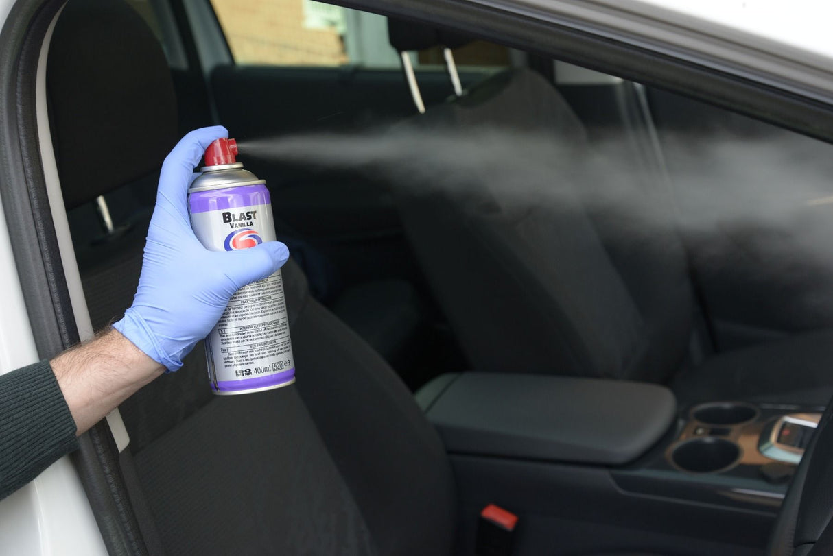 Blast Cool - Interior Fragrance 400mlPowerful aerosol air freshener, with a unique high discharge nozzle. Blast combats malodors and quickly adds a long-lasting freshness to a vehicle or room. Blast is also suitable for use in large rooms and spaces. Avai