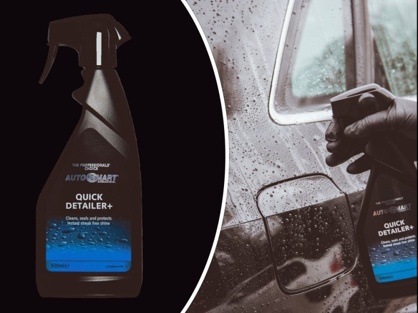 Quick Detailer+ - Si02 Spray Sealant 500mlCleans seals and protects. Instant streak free shine. This Si02 spray sealant is the perfect choice after washing your car between more in-depth Recharge+ sealant applications. Quickly enhance your vehicles shine